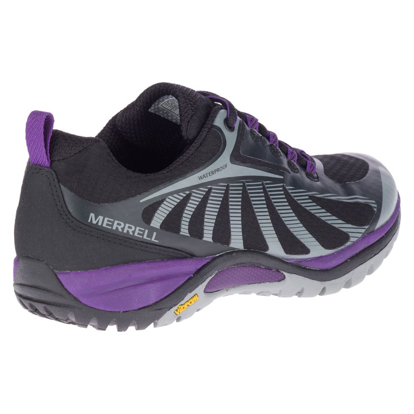 Chaussures Randonnée Merrell Siren Edge 3 Waterproof Noir/Violette Femme | E.S.ERSH